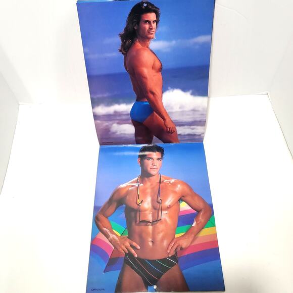 Vtg 1988 CHIPPENDALES Fantasy Wall Calendar 11" x 9" - Picture 8 of 11